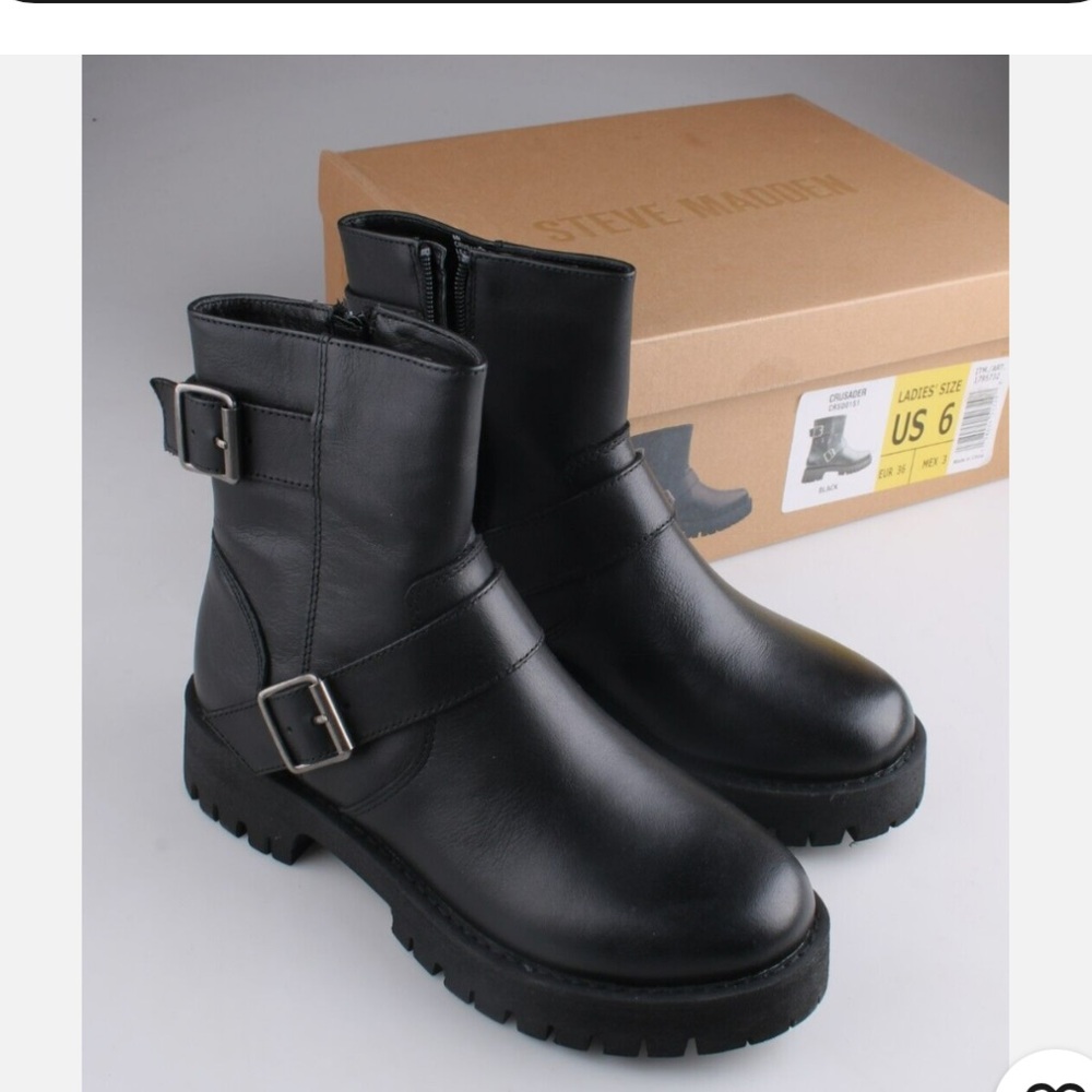Steve Madden Black Women's Boots